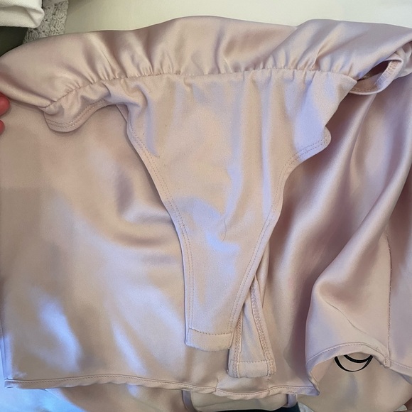 Pink Silk Going Out Top/Bodysuit - Picture 6 of 6